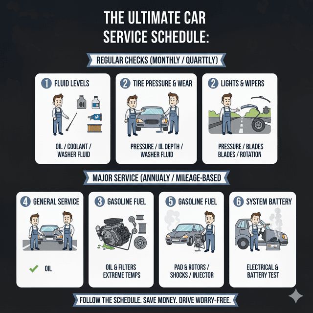 The Ultimate Car Service Schedule: What Your Car Needs and When