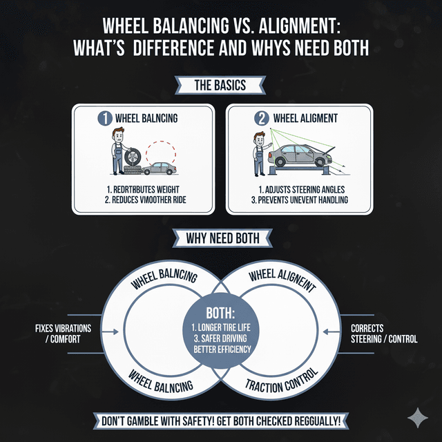 Wheel Balancing vs. Alignment: What's the Difference and Why You Need Both