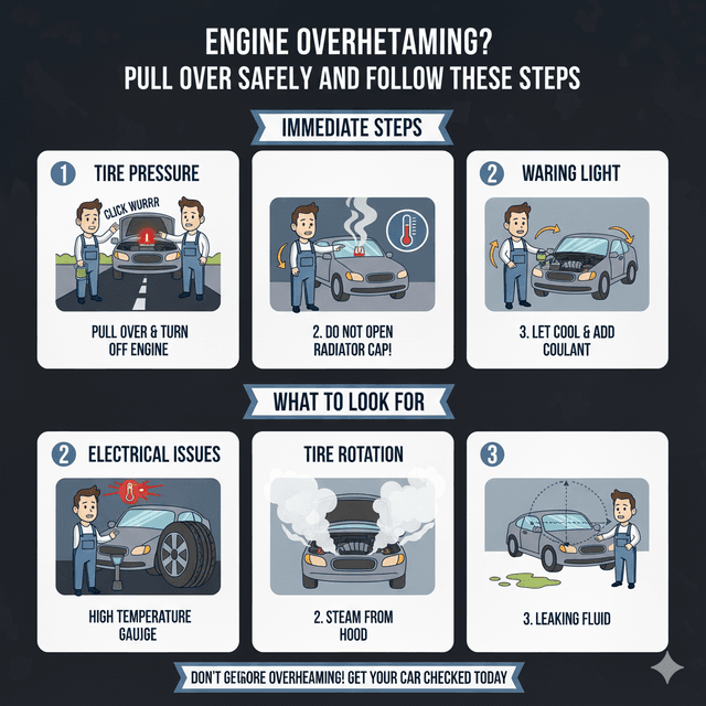 Engine Overheating? Pull Over Safely and Follow These Steps