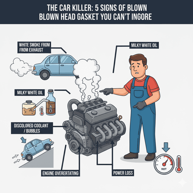 The Car Killer: 5 Signs of a Blown Head Gasket You Can't Ignore