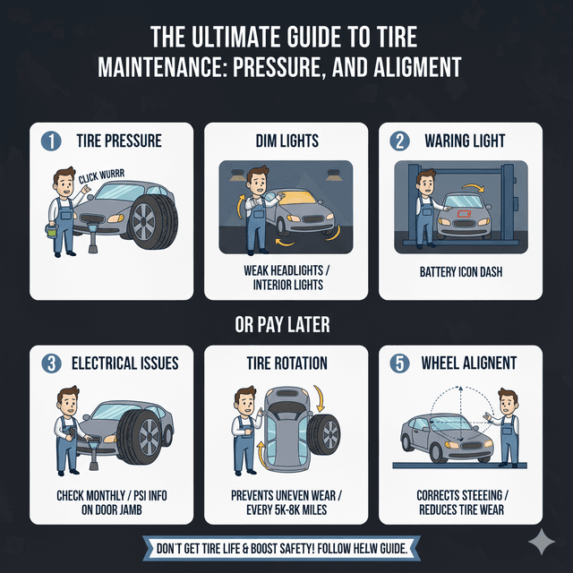 The Ultimate Guide to Tire Maintenance: Pressure, Rotation, and Alignment