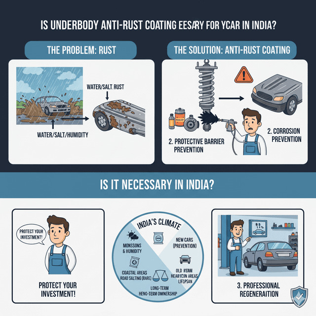 Is Underbody Anti-Rust Coating Necessary for Your Car in India?
