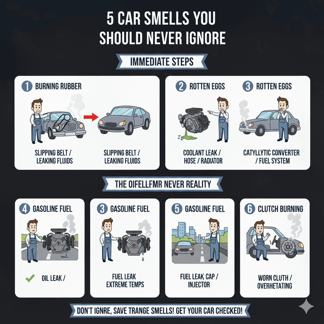 5 Car Smells You Should Never Ignore