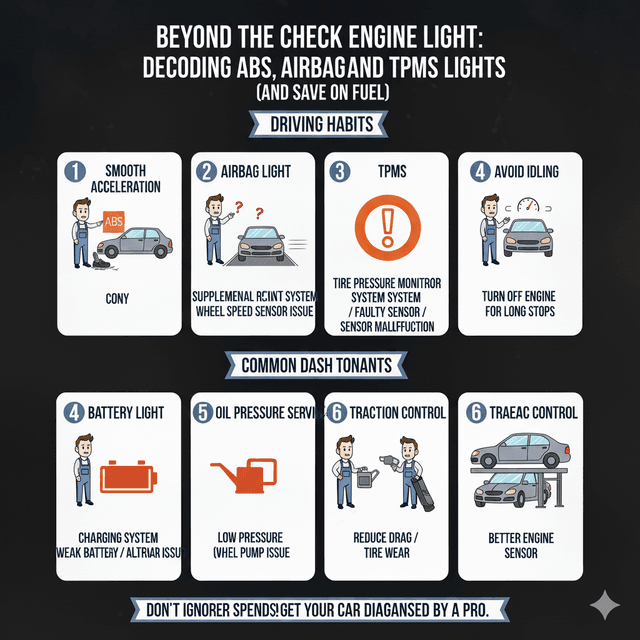 Beyond the Check Engine Light: Decoding ABS, Airbag, and TPMS Lights