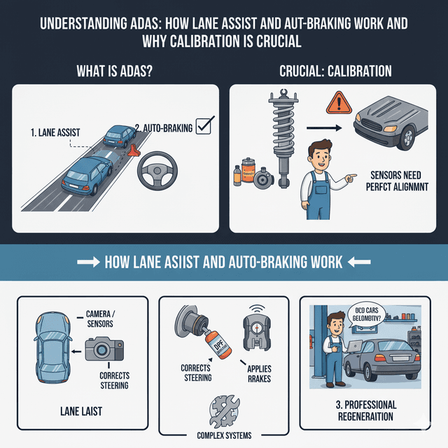 Understanding ADAS: How Lane Assist and Auto-Braking Work and Why Calibration is Crucial